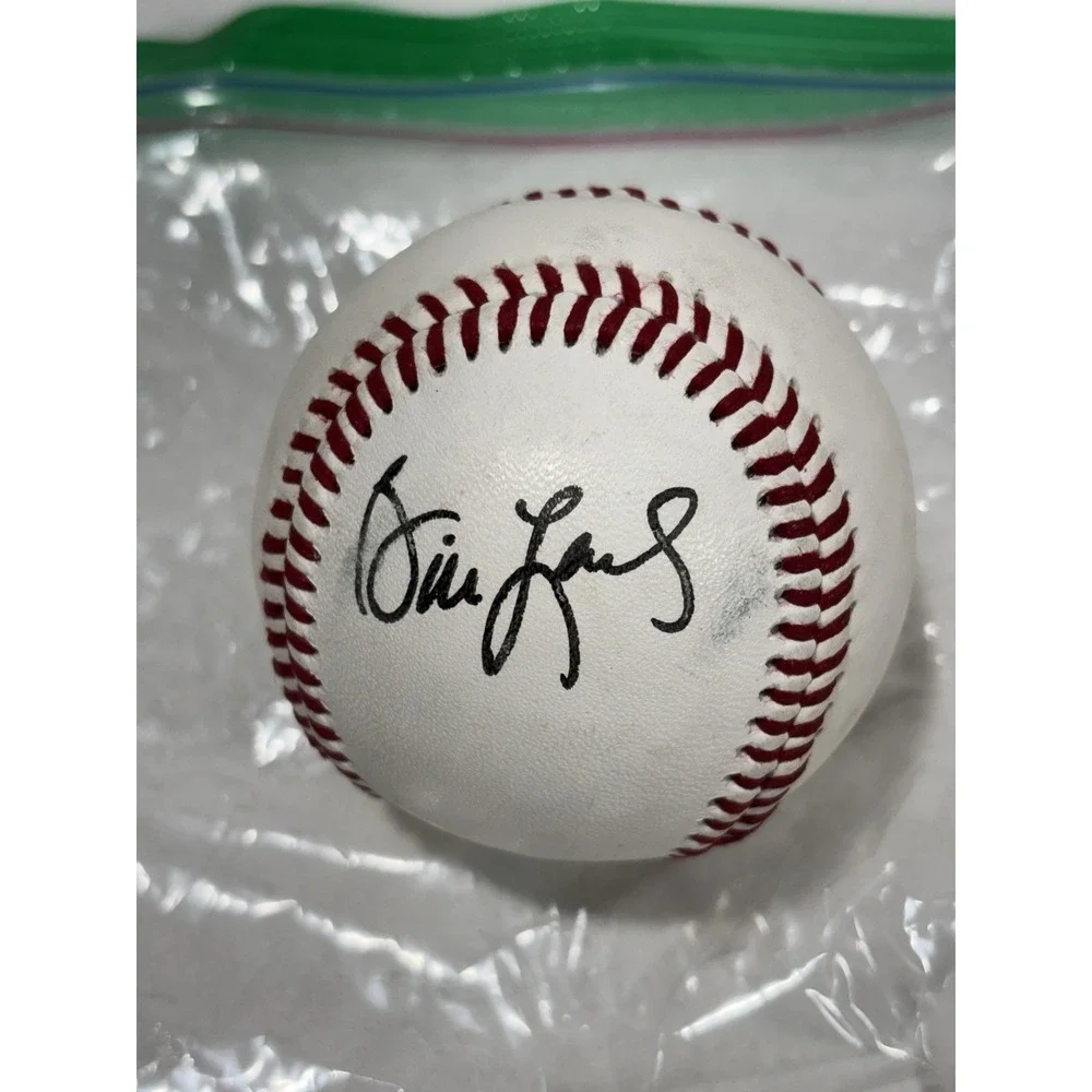 Bill Laskey Giants Signed Autograph Diamond‎ Official League Baseball